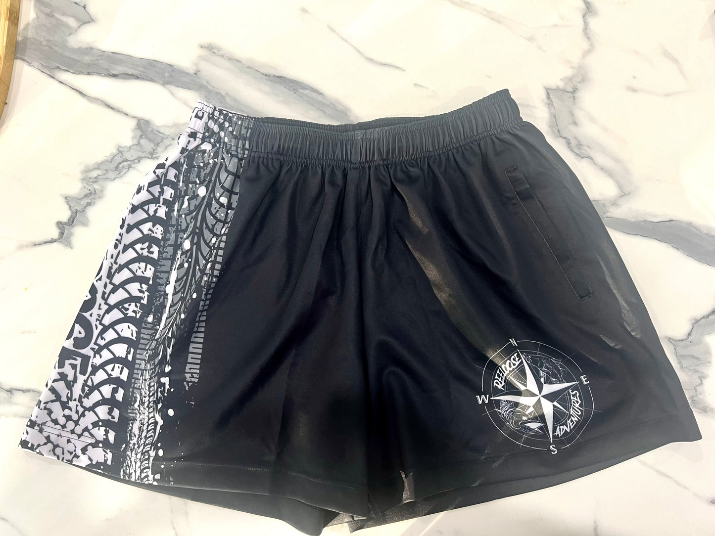 New Release Black Footy Shorts